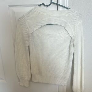 Women’s peekaboo sweater